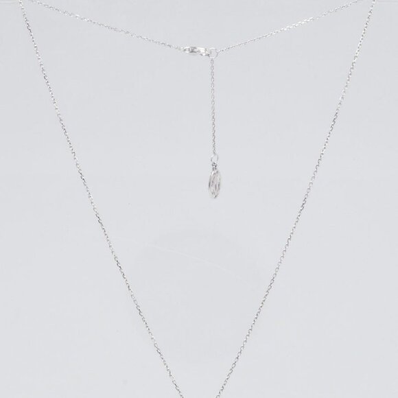 Cartier 18k White Gold and Diamond d'Amour Small Model Necklace - Picture 1 of 8